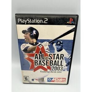 All-Star Baseball 2003 PS2 Sony PlayStation 2, 2002 Complete In Box
